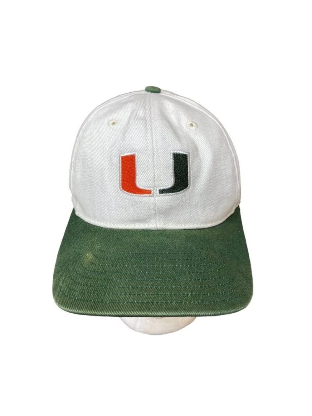 Vtg Nike Miami Hurricanes Snapback Hat The U Embroidered